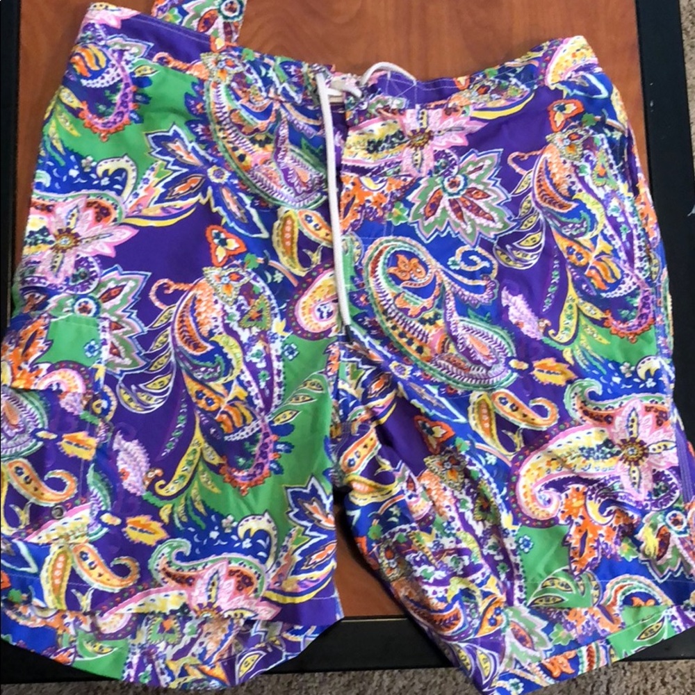 Polo Swim Trunks.